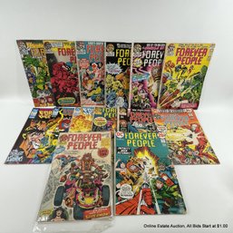 14 Comic Books Jack Kirby Silver & Modern Age The Forever People 1971-1988 DC Comics