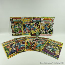 9 Comic Books Silver Age Captain America & Falcon #144-151 & Captain America Special #2 Marvel Comics