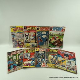 9 Comic Books Silver Age Superboy 1969-1972 DC Comics