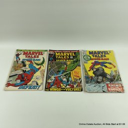 3 Comic Books Silver Age Marvel Tales Starring Spiderman 1971-1972 Marvel Comics