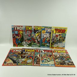 10 Comic Book Silver Age The Mighty Thor 1971-1972 Marvel Comics