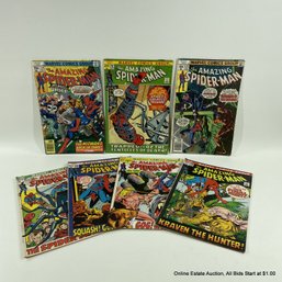 7 Comic Books Silver Age The Amazing Spider Man 1971-1977 Marvel Comics