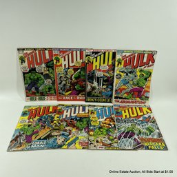 8 Comic Books Silver Age The Incredible Hulk Marvel Comics 1972-1973