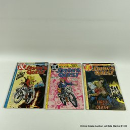 3 Comic Books Silver Age DC Showcase Featuring Jason's Quest #88-#90 DC Comics 1970