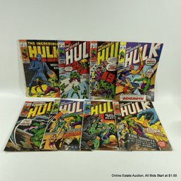8 Comic Books Silver Age The Incredible Hulk 1969-1971 Marvel Comics