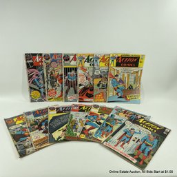13 Comic Books Silver Age Action Comics DC Comics 1970-1971