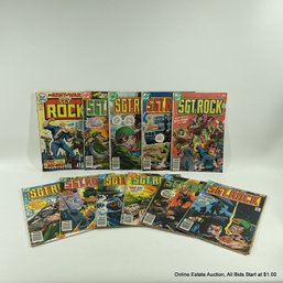 11 Comic Books Bronze Age Sgt. Rock 1974-1978 DC Comics