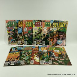 12 Comic Books Bronze Age Sgt. Rock DC Comics 1978-1980