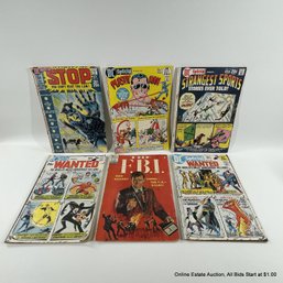 6 Silver Age Comics Plastic Man, The F.B.I., &  DC Special  1965-1971