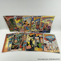 11 Comic Books Silver Age Superman DC Comics 1967-1971