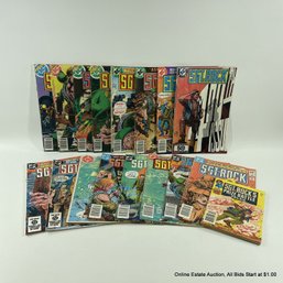 17 Sgt. Rock Bronze Age Comic Books From DC Comics