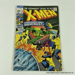 The X-Men  #72 From Whence Comes Dominus? Marvel Comics Oct. 1971