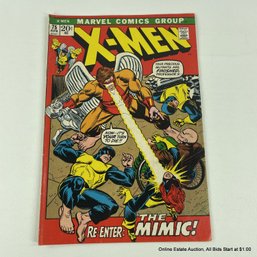 The X-Men  #75 Re-Enter: The Mimic! Marvel Comics Apr. 1972