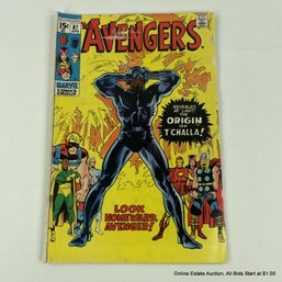 The Avengers  #87 First Appearance Of Black Panther Marvel Comics Apr. 1971