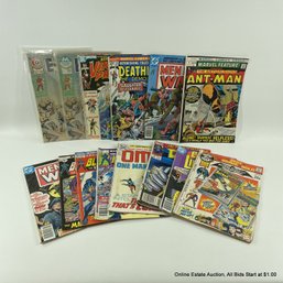 13 Various Comics From Marvel, DC, Charlton, And Modern Comics From Bronze And Modern Age