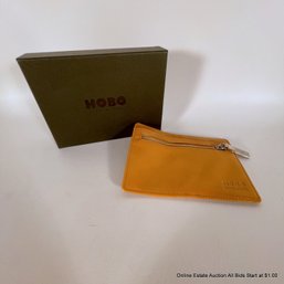 Hobo International Euro Slide Wallet In Saffron With Original Box And Tags