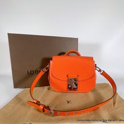 Louis Vuitton Epi Eden Shoulder Bag In Orange With Original Dustbag And Box
