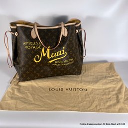 Louis Vuitton Neverfull Monogram Maui Bag With Original Dustbag