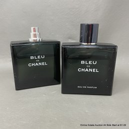 Two Chanel Bleu De Chanel Eau De Toilette & Eau De Parfum Perfume 100ml Each