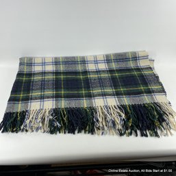 Vintage Scottish Clanware Wool Blanket