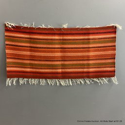 Vintage Woven Wool & Cotton Textile