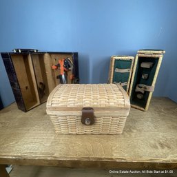 Picnic Basket & Two Picnic Bar Cases