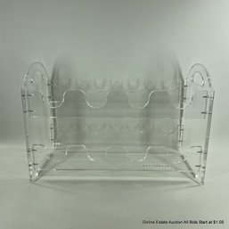 Mastermark Lucite 8-Bottle Wine Rack (LOCAL PICKUP OR UPS STORE SHIP ONLY)