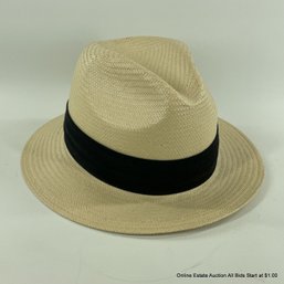 Ultrafino Seattle Panama Hat, Size L 7 3/8