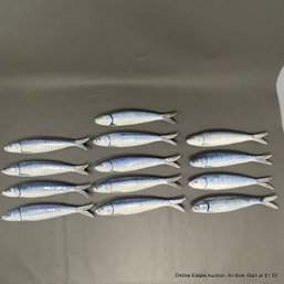 13 Ceramic Decorative 7.5' Fish