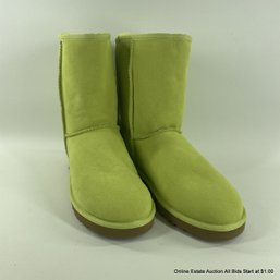 Ugg Boots Limited Edition Lime Green Classic Short Boot 5825 Size 8