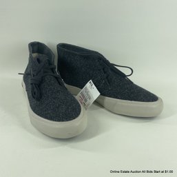 SeaVees Maslon Desert Navy Wool Flannel Shoes Women's Size 9.5 NEW
