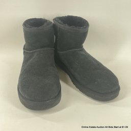 UGG Classic Mini Leather Boots Size 9