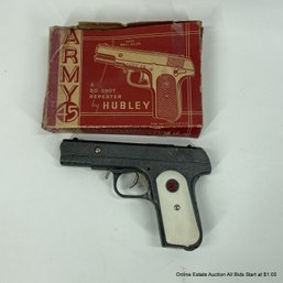 Hubley Army 45 50 Shot Repeater In Box