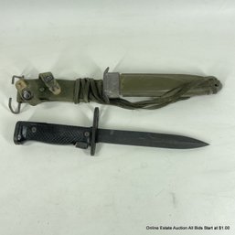 USMC Imperial Bayonet Knife With Metal Scabbard