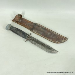 RH Pal 36 Military Knife With Leather Sheath