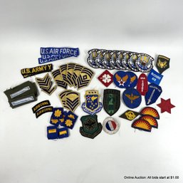 Fifty-Eight Assorted Military Patches