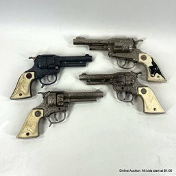 Four Texan Jr Toy Cap Guns