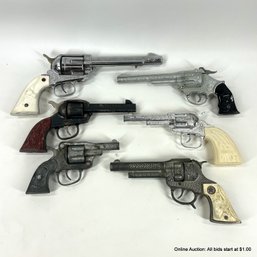 Six Assorted Toy Cap Guns