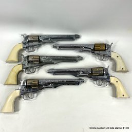 Five Toy Cap Guns