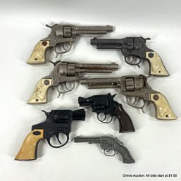 Seven Assorted Toy Cap Guns