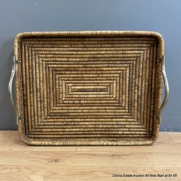 Large Wrapped Wooden Tray (LOCAL PICK UP ONLY)