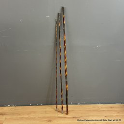 Antique Bamboo 3-piece Fishing Rod (LOCAL PICK UP ONLY)