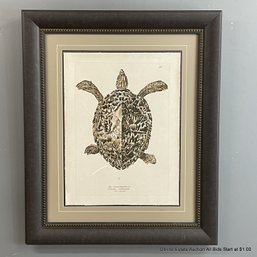 Framed Sea Turtle Print (LOCAL PICK UP ONLY)