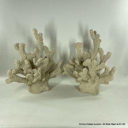 Pair Of Resin Coral Branch Specimens
