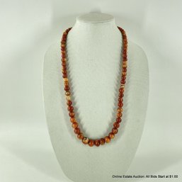 Seed Pod Bead 30' Necklace Jewelry