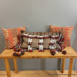 Southwest Style Square And Lumbar Pillows