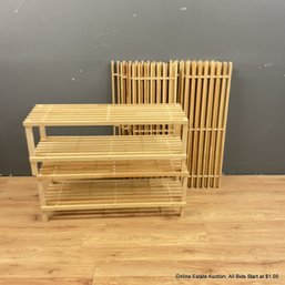 Two Ikea BABORD Shoe Rack Sets With Ten Extra Loose Shelves (LOCAL PICK UP ONLY)