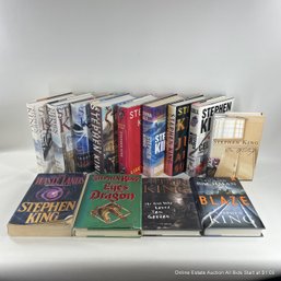 Large Collection Of Stephen King Books Inc. Blaze As Richard Bachman And On Writing