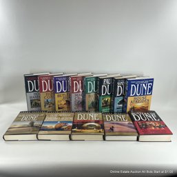 Large Collection Of Dune Books By Franke Herbert And Brian Herbert With Kevin J. Anderson In Hardback