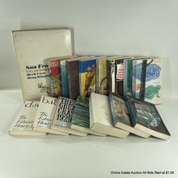 Assortment Of 15 Paperback Books And 1 Vintage Hardcover Coffee Table Book Of San Francisco
